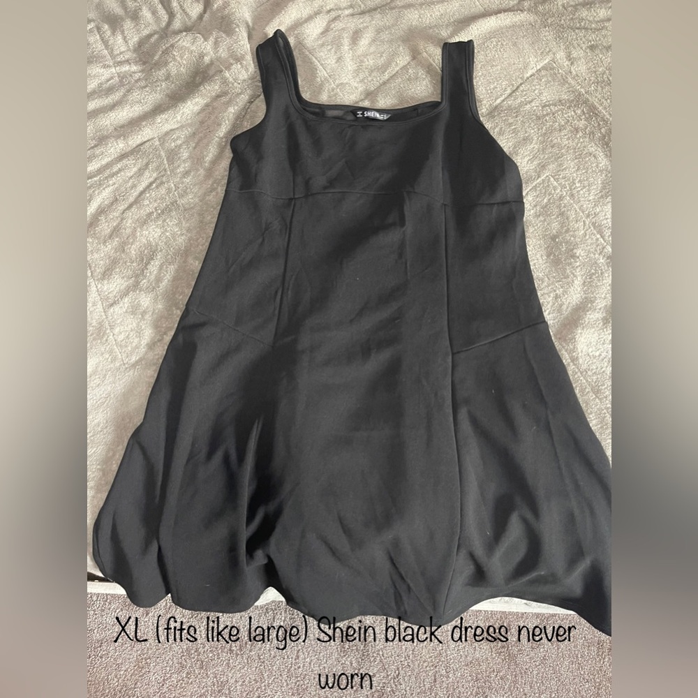 Black tank dress